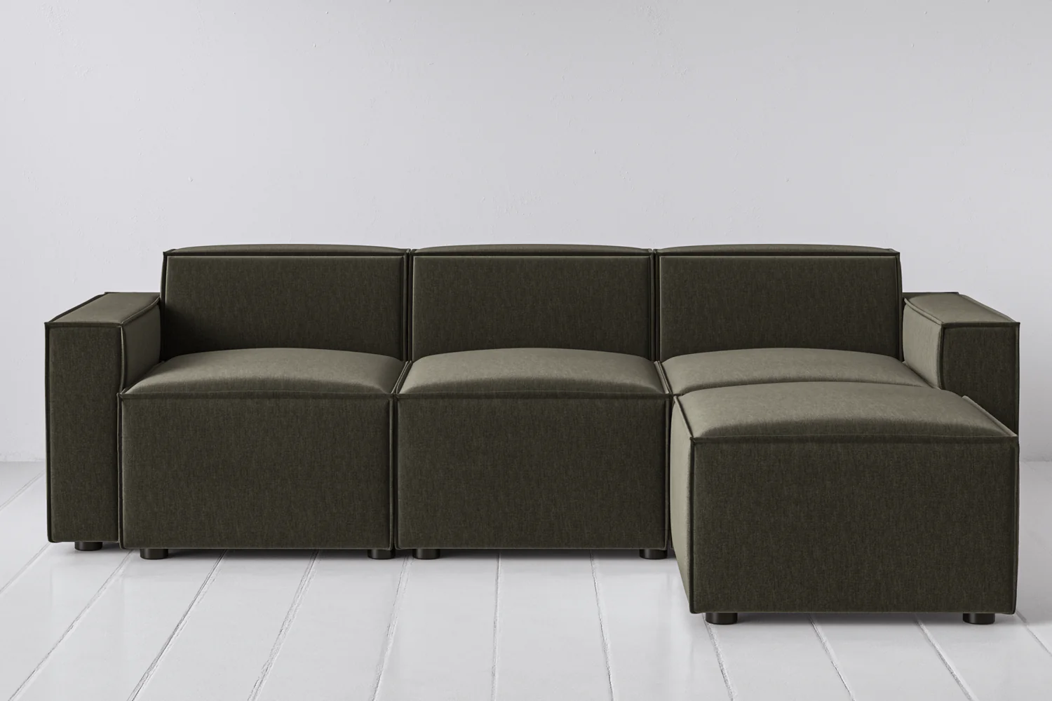 Dreisitzer-Sofa Model 03 mit Chaiselongue rechts - Image 9