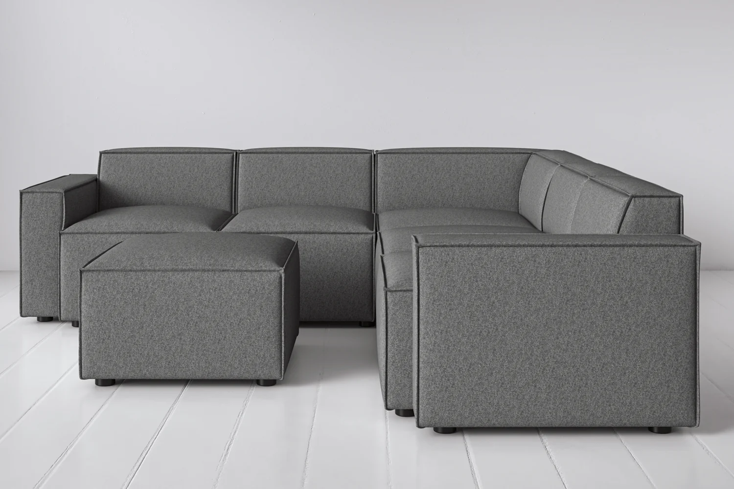 Ecksofa Model 03 mit Polsterhocker - Image 12