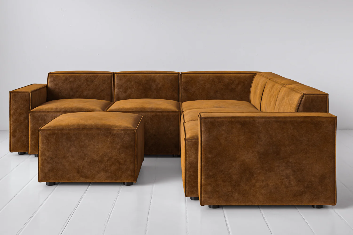 Ecksofa Model 03 mit Polsterhocker - Image 19