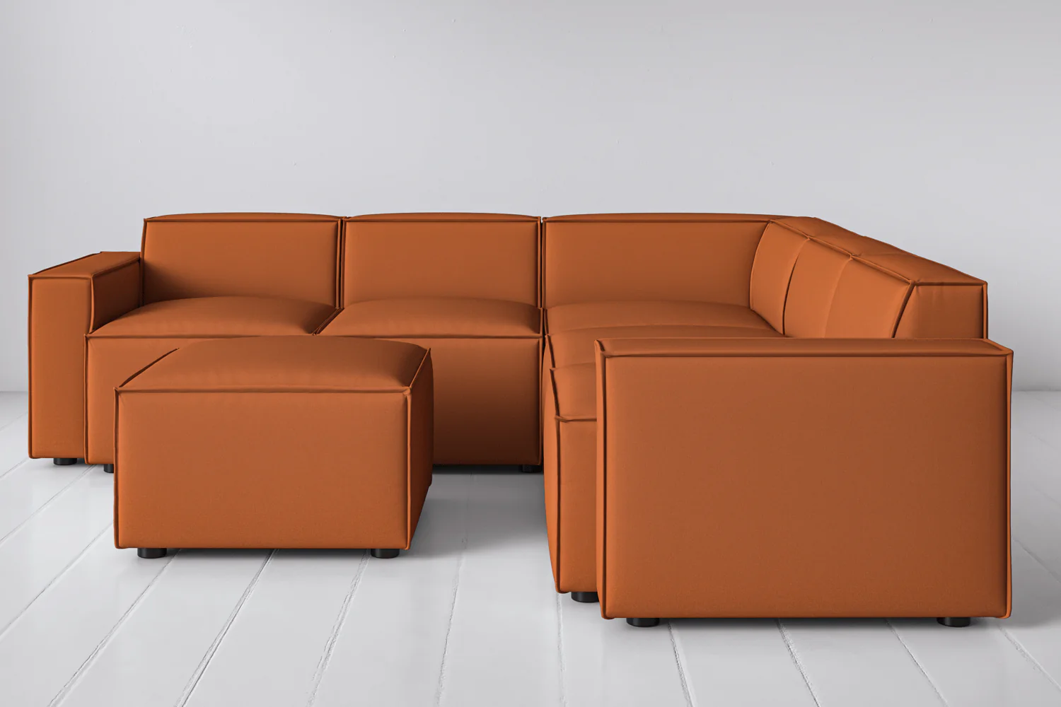 Ecksofa Model 03 mit Polsterhocker - Image 26