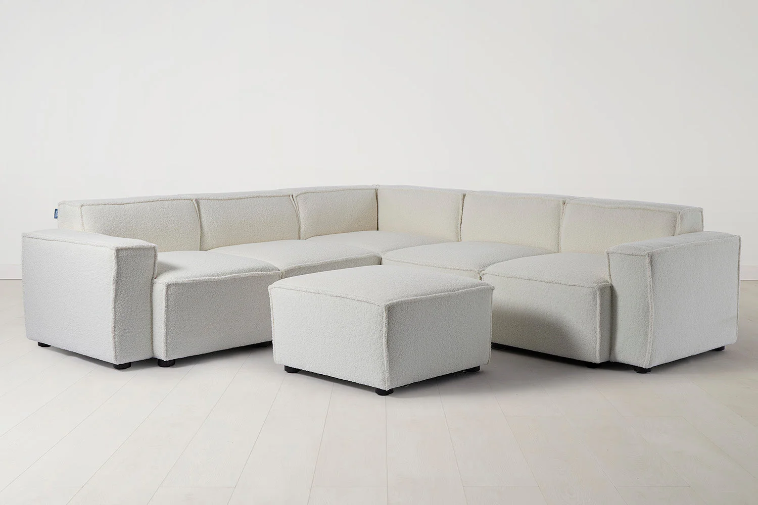 Ecksofa Model 03 mit Polsterhocker - Image 51