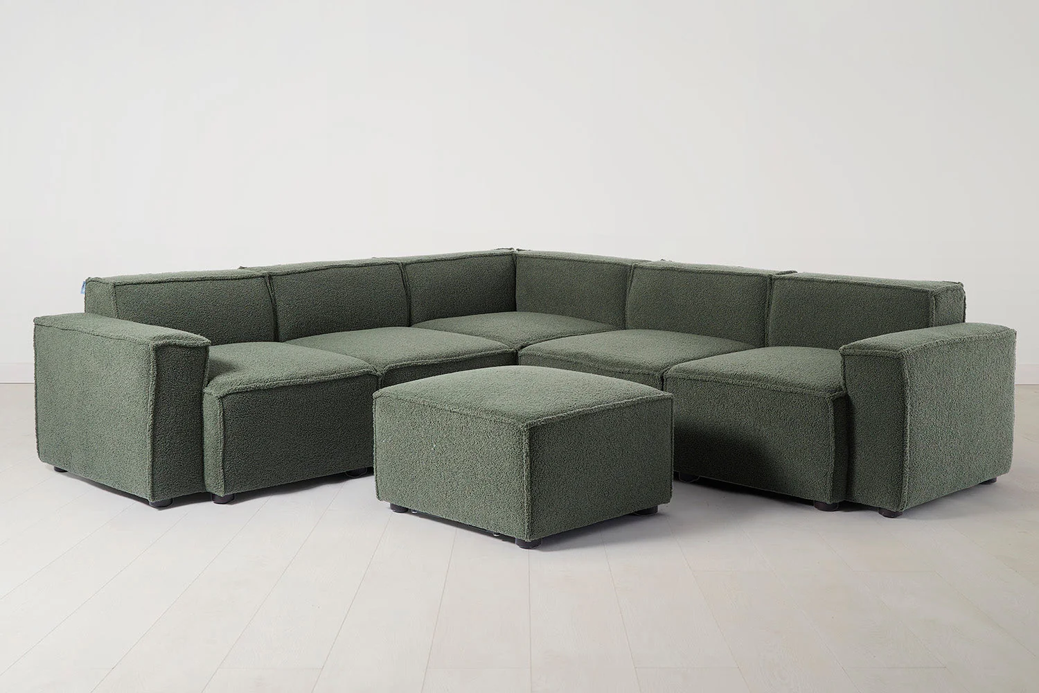 Ecksofa Model 03 mit Polsterhocker - Image 53