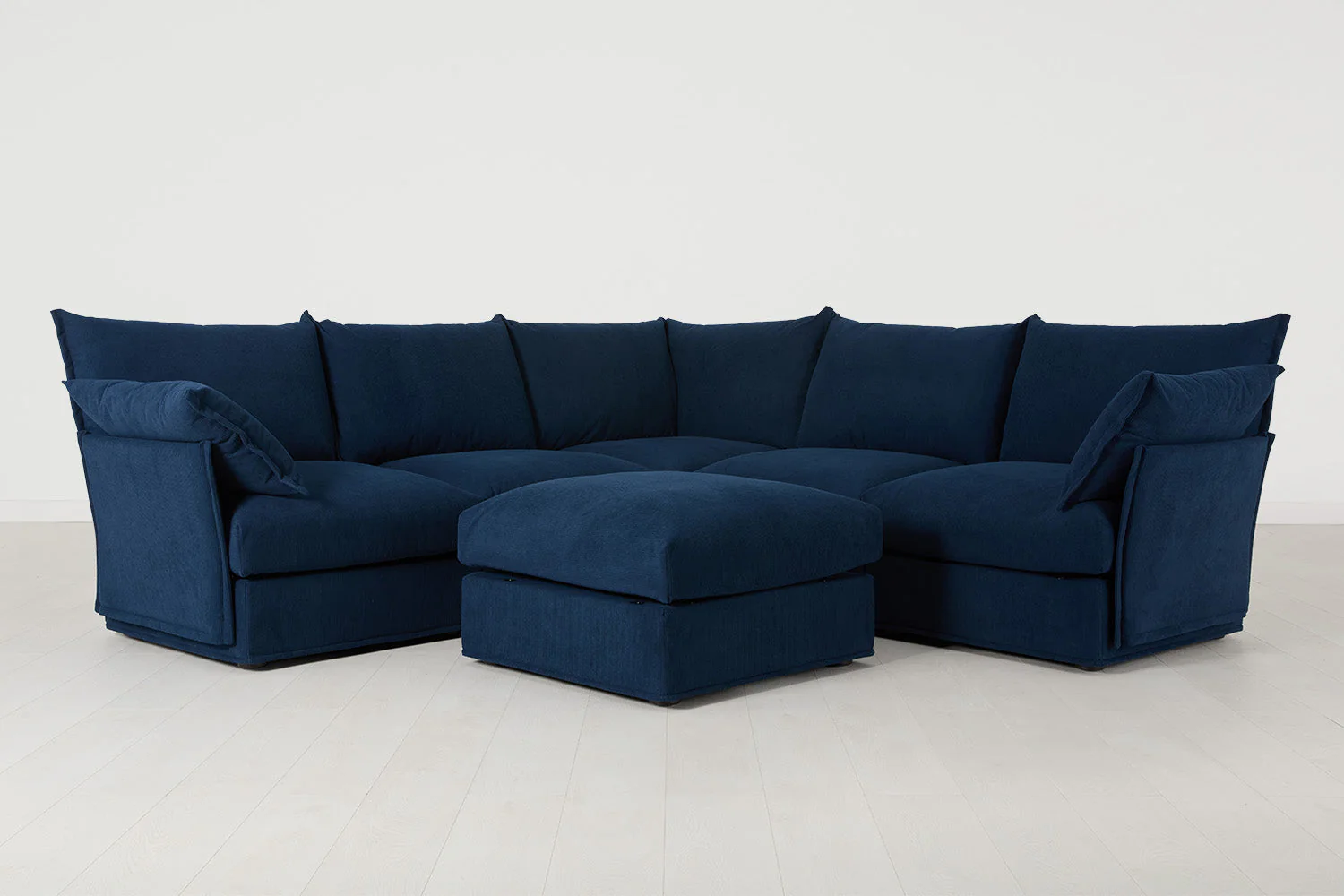 Ecksofa Model 06 mit Polsterhocker - Image 49