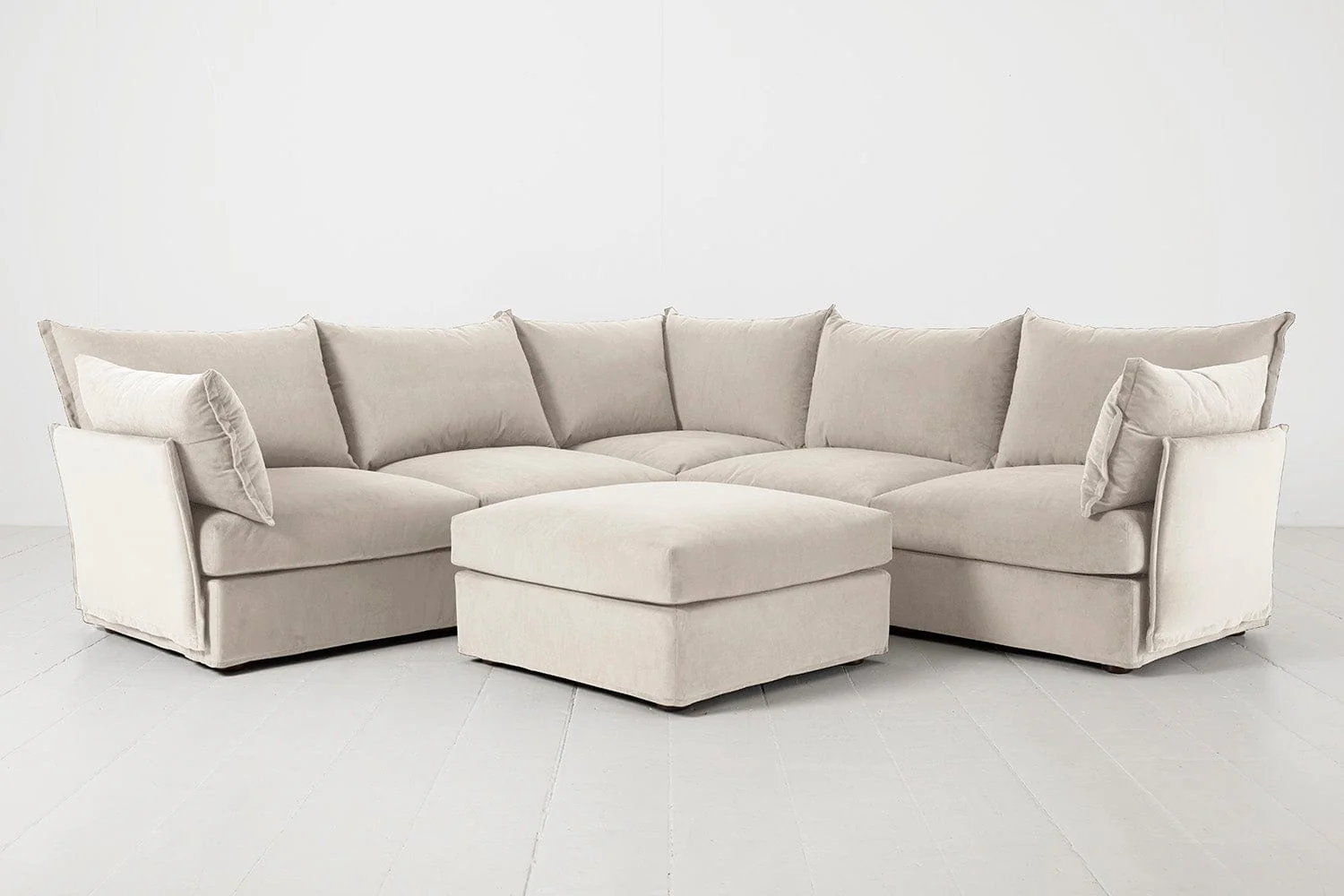 Ecksofa Model 06 mit Polsterhocker - Image 5