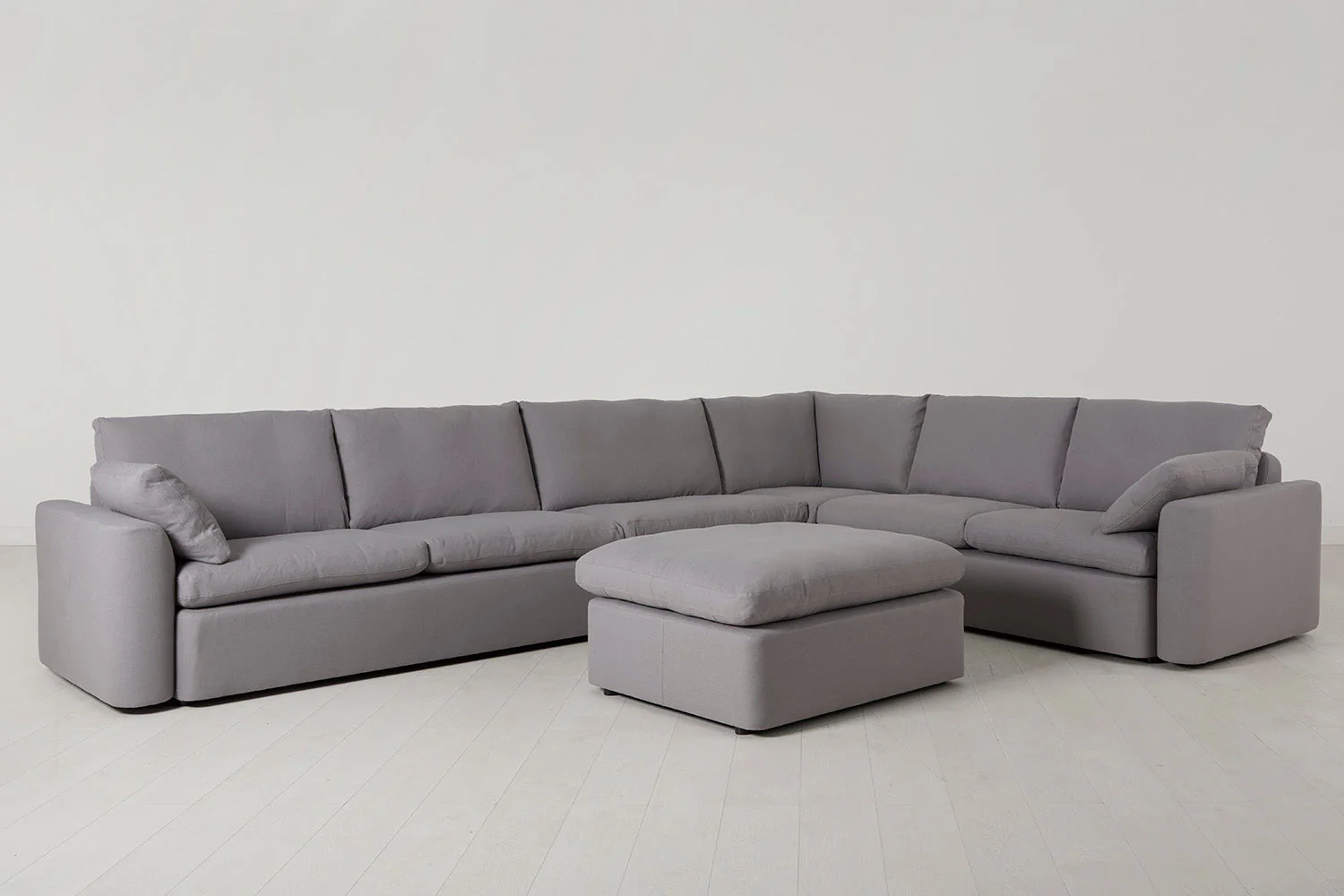 Model 13 Großes Ecksofa mit Polsterhocker - Image 8