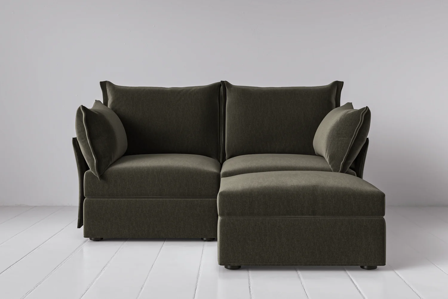 Zweisitzer-Ecksofa Model 06 mit Ecke rechts - Image 9